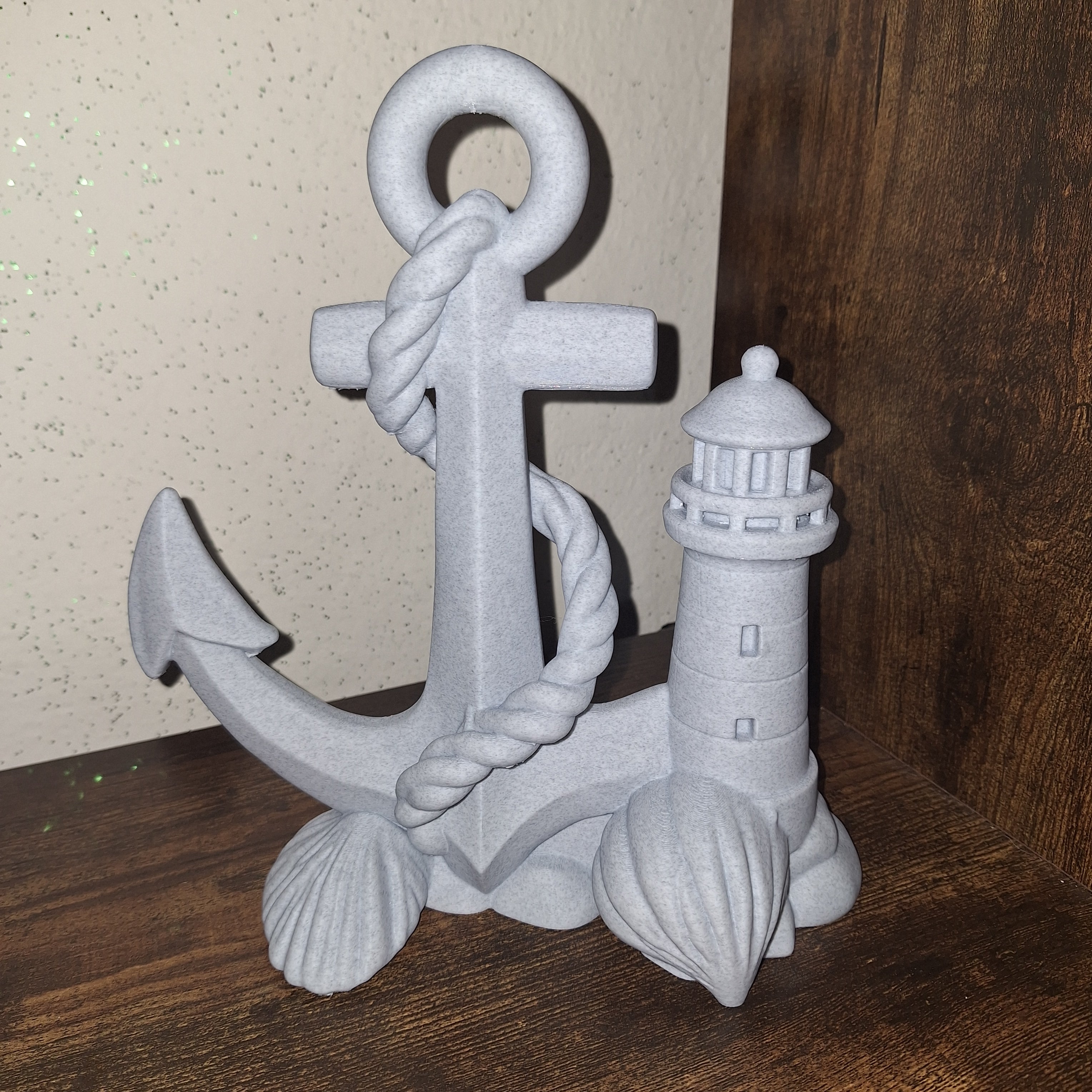 Leuchtturm mit Anker