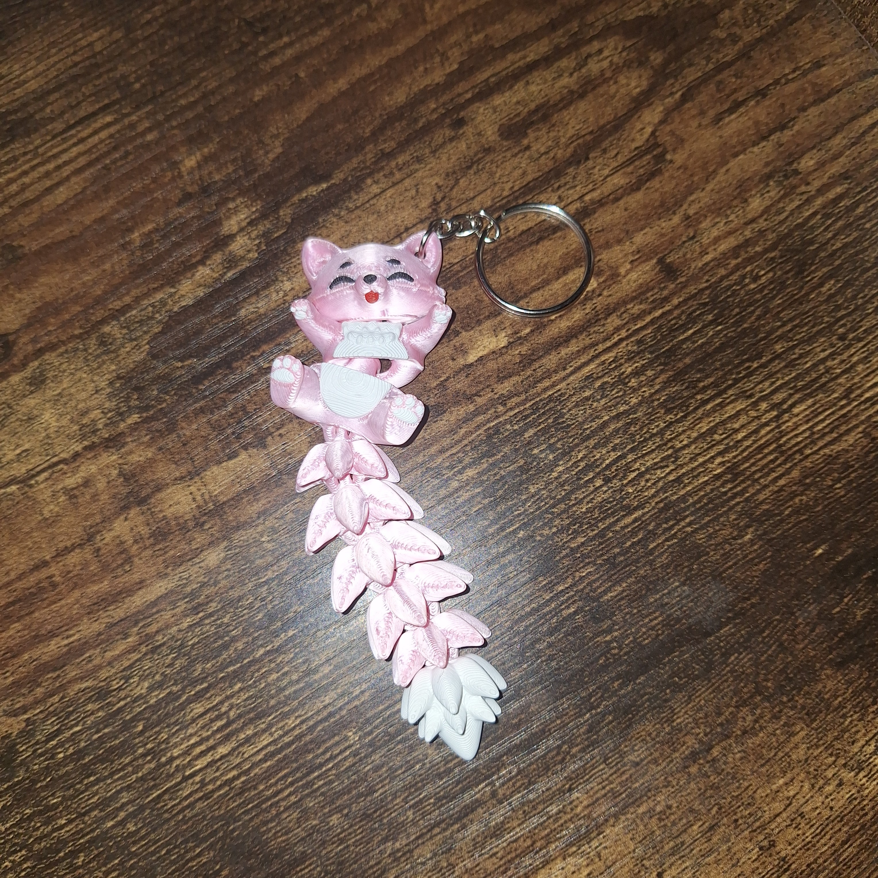 Schlüsselanhänger bewegliche Katze