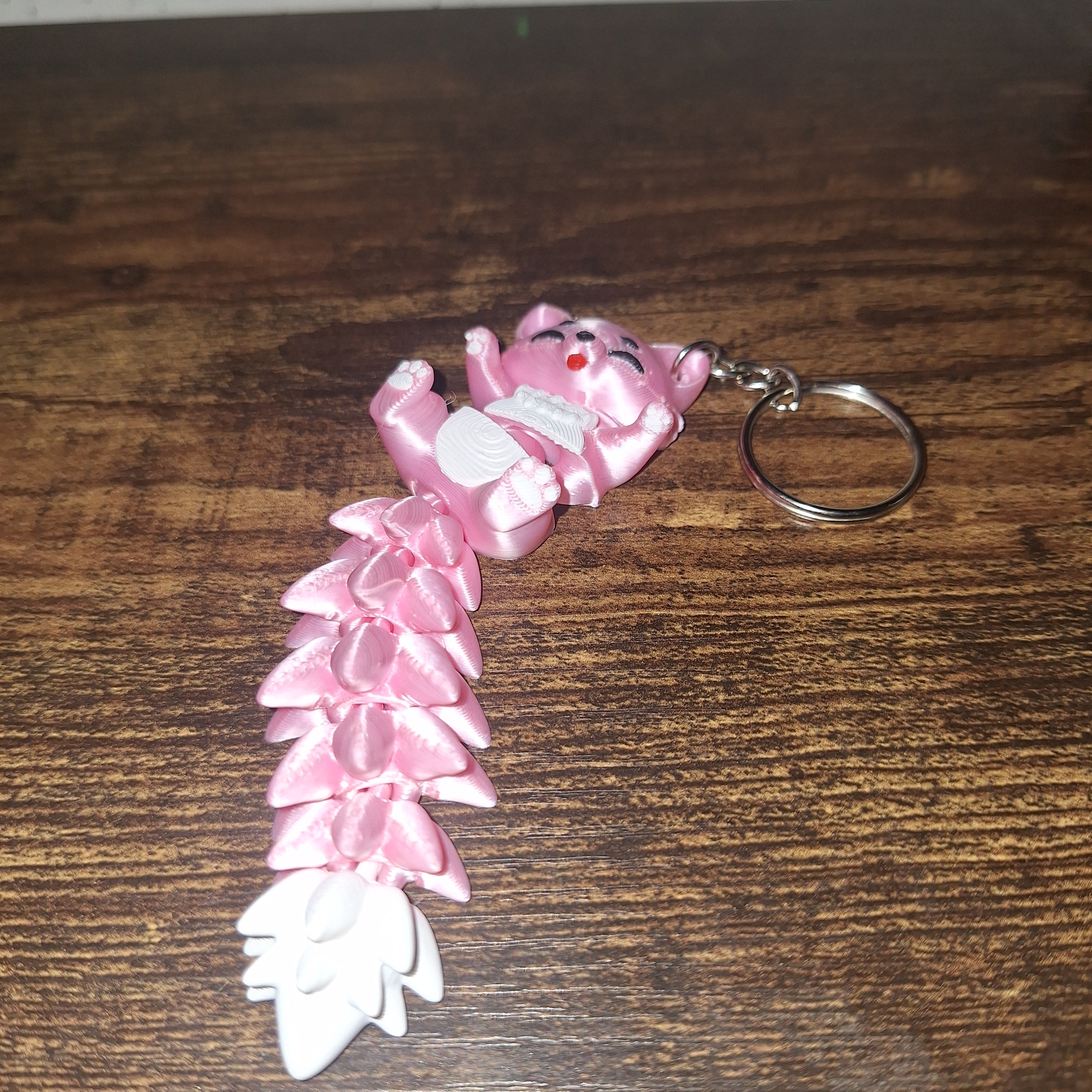 Schlüsselanhänger bewegliche Katze